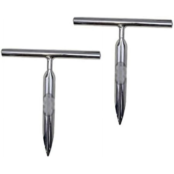 Heavy Duty Food Grade Stainless Steel Tender Green Coconut Opener, Pack of 2