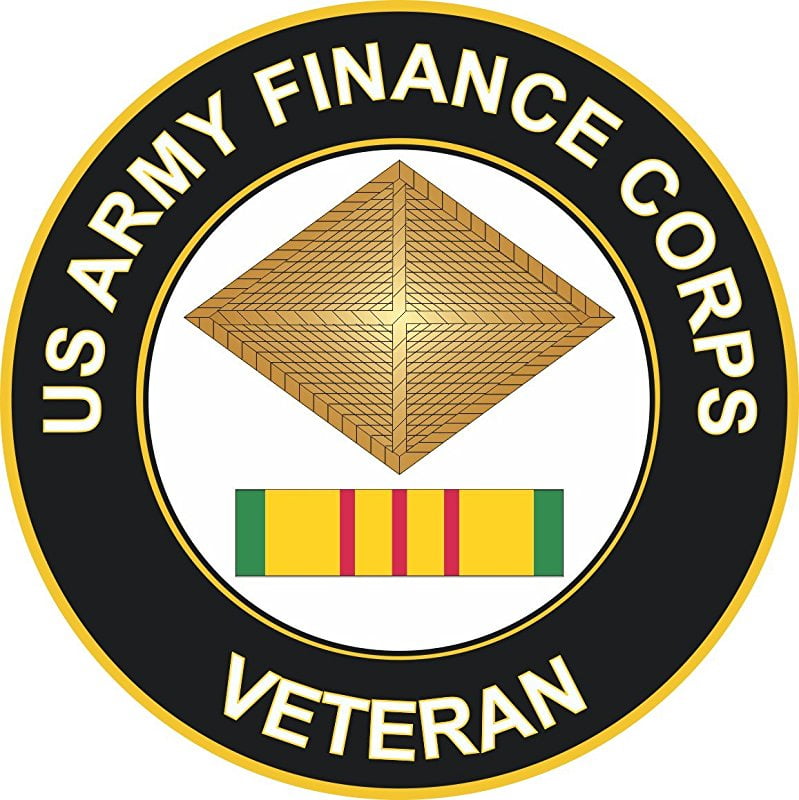 army finance corps vietnam veteran 5 5 inch decal walmart com army finance
