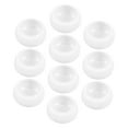 thumbnail image 7 of Toyvian 10pcs White Plastic Flat Globe Shade Covers for Home LED Bulbs with Diffusion Design, 7 of 7