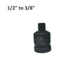 thumbnail image 2 of SENRISE Impact Socket Reducer Adapter CR-MO Replacement Accessories 1/2" to 3/8" Phosphating Black, 2 of 3
