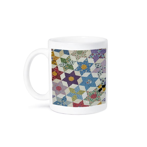 3dRose, Calico Jewish Stars, 15oz Mug