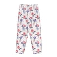 thumbnail image 5 of Naloa Lavender Flowers Print Women’s Ultra-Soft Comfy Pajama Lounge Pants with Pockets & Drawstring, 5 of 8
