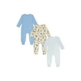 thumbnail image 3 of Mickey & Friends Baby Boy Long Sleeve Sleep N Play, 3-Pack, Size 0-24 Months, 3 of 13