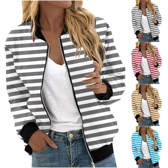 Women's Casual Longline Zippered Coat Jacket Outerwear with Pockets, Solid Color Lightweight Windbreaker for Daily Wear Travel Streetwear Fashion Essential Gift for Women
