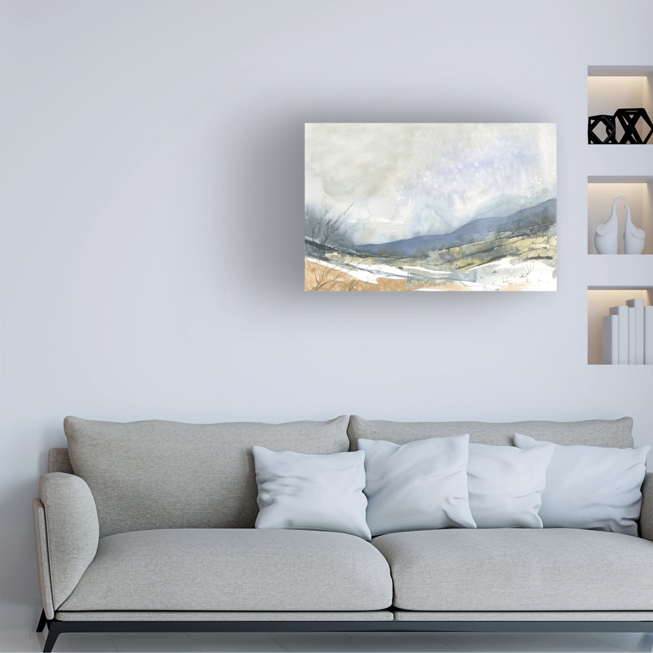 Canvas Wall Art - Randy Noble Fine Art 'Marvelous Chill' Wall Art for Living Room, Bedroom, or Office Décor by Trademark Fine Art - 19 x 12 Inches