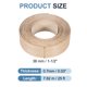 thumbnail image 2 of Bisel de borde Uxcell, cinta de chapa de madera prepegada flexible para bisel de contrachapado con adhesivo termofusible para restauración de muebles de roble rojo 1-1/2 pulgadas x 25 pies, 2 of 7