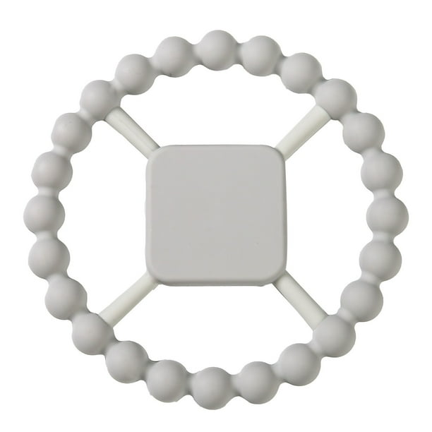 mordedor para bebé, pulsera de silicona sin BPA, bonito colgante de silicona con forma de Animal, anillo de madera, sonajero para la dentición, accesorios para bebés, Juguetes Tan Jianjun unisex
