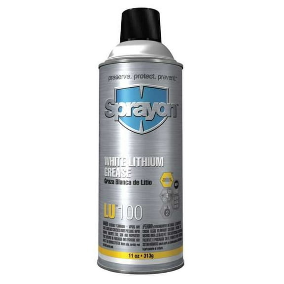 Sprayon 16 oz., Aerosol Can, Semi-Synthetic, White SC0100000