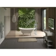 thumbnail image 5 of Saturn Double Clawfoot Tub Filler Faucet with Breeze Handle - Brushed Nickel, 5 of 8