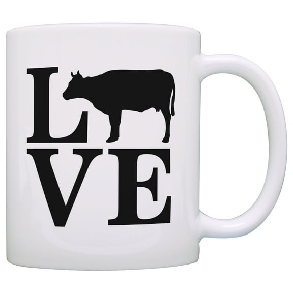 ThisWear Barnyard Farm Animal Love Cows Beef Barn Yard 11 ounce Coffee Mug