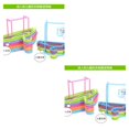 thumbnail image 1 of Injueey El soporte de PP para perchas de ropa organiza el armario con facilidad y práctico almacenamiento de perchas de ropa rosa 2Conjunto, 1 of 4