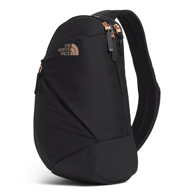 THE NORTH FACE Isabella Sling para mujer, Tnf Black Light Heather/Burnt Coral Metallic-npf, Talla única