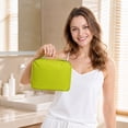 thumbnail image 5 of Toiletry Organizer Lime Green Waterproof Storage Bag Travel Organizer for Travel Essentials Home Essentials Hanging Foldable Cosmetics Storage, 5 of 6