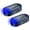Blue-2pcs, variant on 2PCS Car Solar Power Simulated Dummy Alarm, Anti-Theft LED Flashing Security Light, Fake Car Alarm with USB Charging Port, Automotive Interior Safety Warning Light, Blue Light, Car Accessories