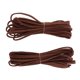 thumbnail image 5 of 2 Unids Cuerda Cordón De Cuero De Encaje Joyería Que Hace La Diy Cuerda 5yd 3 Mm Marron Baoblaze Cordón para hacer joyas, 5 of 7