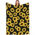 thumbnail image 4 of Sunflower Throw Blanket for Couch Sofa Bed Office Travel Camping,Soft Warm Blanket Gifts for Women Men Kids Blankets 30x40inch, 4 of 6