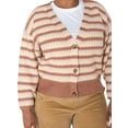 thumbnail image 5 of Celebrity Pink Women's and Women's Plus Boyfriend Cardigan, Sizes XS-3X, 5 of 5