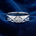thumbnail image 6 of Pompeii Mens Diamond Cross Ring 14K White Gold (H/I,I1-I2), 6 of 8