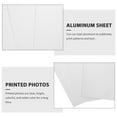 thumbnail image 3 of ONAPARTER 3 Pcs Sublimation Blank Aluminum Sheet Flags Metal Board Yard Sign Blanks Graduation Photo Frame Simulation （As Shown）, 3 of 6