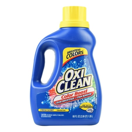 OxiClean Color Boost Color Brightener plus Stain Remover Liquid Fresh Scent 66 fl.