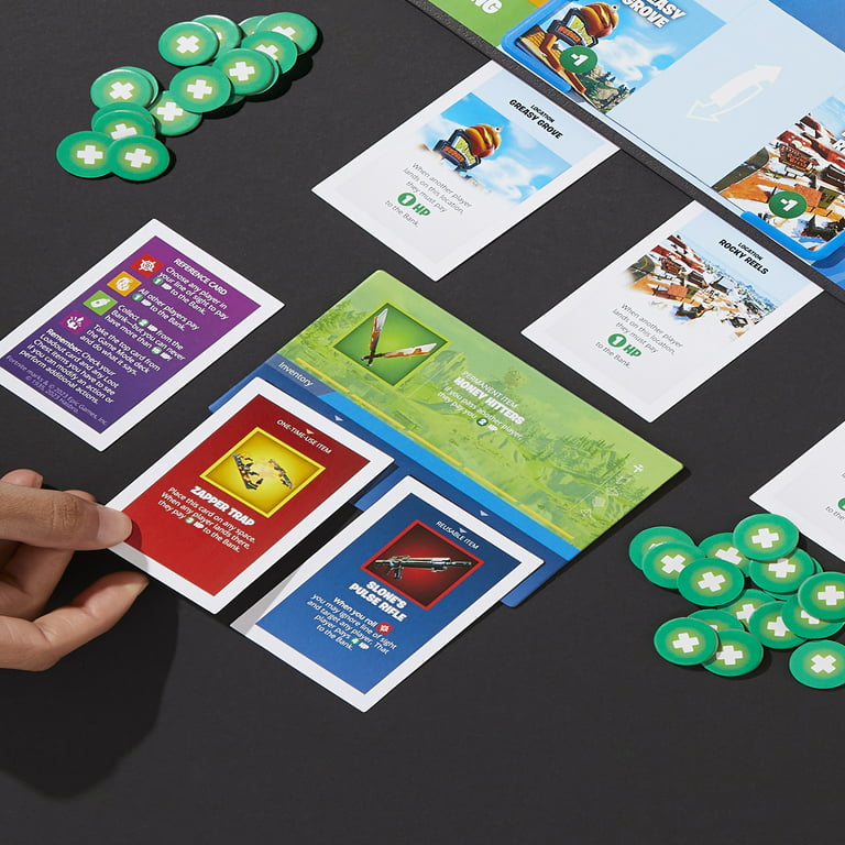 Monopoly Flip édition : Fortnite, jeu de plateau Monopoly inspiré du jeu  vidéo Fortnite