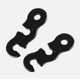 thumbnail image 5 of 10Pcs Adjustable Camping Tent Rope Buckle S Shaped Tensioner Set Outdoor Camping Tent Fixing Accessories, 5 of 5