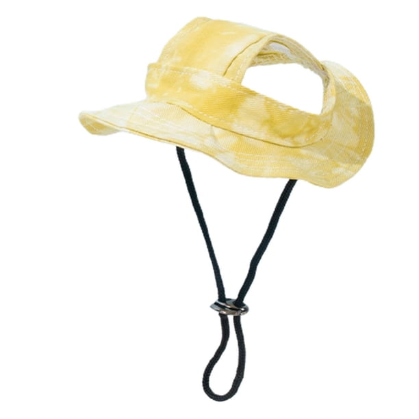 Outdoor Pet Supplies Large and Small Dogs and Cats Sunshade Dew Ears Puppy Hat,M