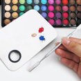 thumbnail image 4 of Paleta de mezcla de herramientas cosméticas Paleta de base Herramientas de metal Espátula cosmética de doble cabeza Suave, duradera, fácil de limpiar para lápiz labial, esmalte de uñas, gel,, 4 of 8