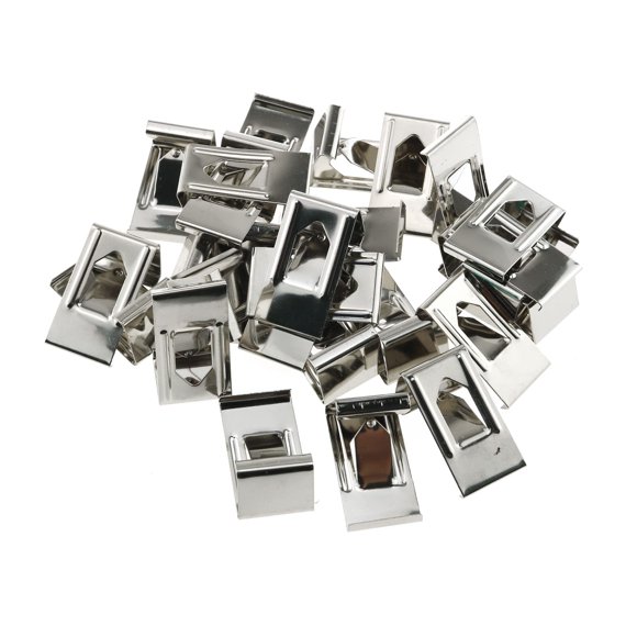 E-Outstanding 50 Unids Imagen Marco De Fotos Resorte De Metal Clip De Giro Colgador Imagen Herramienta Para Colgar Tono Impresora 3D Galss Clips De Cama 27X14 Mm
