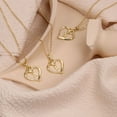 thumbnail image 6 of Turandoss 14K Gold Plated Cz Initial Love Heart Pendant Necklaces for Women Girls Letter A-Z Pendant Chain Graduation Wedding Birthday Jewelry Gifts for Teen Kids Mom Wife Bride Age, 6 of 8