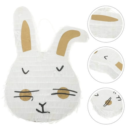 COMPUKAS Bunny Pinata Bunny Head Pinata Assorted Color 1Set