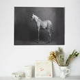 thumbnail image 6 of Naloa Monochrome Leopard Horse Print Canvas Picture,Wall Pictures, Modern Decorative Poster,Art Prints for Bedroom, Toilet, 40 x 30 cm, Built-in Wooden Frame, 6 of 6