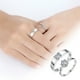 thumbnail image 1 of Anillos para mujer, regalos para mujer, anillos de pareja con piedras preciosas, anillos de tamaño ajustable, anillos elegantes para hombre y mujer, regalos para situaciones especiales, anillos con pi, 1 of 5