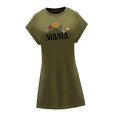 thumbnail image 4 of Vestido corto de verano para mujer, corte regular, vestido tipo jersey para aniversario M, 4 of 7
