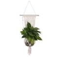 thumbnail image 1 of Decoración De Pared Bohemia, Cuerda Para Colgar Plantas, Cuerda De Algodón, 69 Cm/27,2 Pulgadas, Pasillo, Dormitorio Para Bodas, Jardines ANGGREK Decoración colgante de cuerda de algodón, 1 of 8