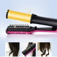 thumbnail image 5 of 2 in 1 Professional Hair Straightener & Curler,LCD Display, 360° Rotating Cord, Ceramic Plates, 13 Heat Settings, Black/Pink, 5 of 8