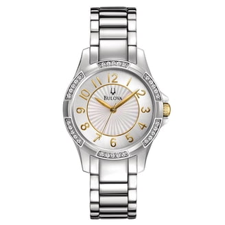 Bulova 98L135 New Battery Ladies MOP Watch 30MM 7.25\