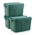thumbnail image 1 of Rubbermaid 3 Pack High Top Storage Containers for Garage and Home Use, 37 Gallon, 1 of 4