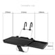 thumbnail image 4 of Car Laptop Tablet Notepad Contractor Steering Vehicle Tray, 4 of 8