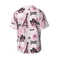 thumbnail image 2 of Sigee Eiffel Tower and Butterflies Print Men's Shirts Casual Button Down Short Sleeve Summer Beach Shirt Hawaiian Vacation Shirts Tee Shirt-X-Large, 2 of 7