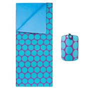 Wildkin Big Dot Aqua Original Sleeping Bag, Blue, 66x30