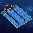 thumbnail image 3 of 12V 8 Canaux Db9 Rs 232 Module de Relais, Interrupteur de Commande à Distance pour Appareil de Levage, Interrupteur, Élévateur, Contrôle Industriel, 3 of 7