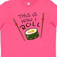 thumbnail image 4 of Inktastic This is How I Roll- Cute Sushi Youth T-Shirt, 4 of 5