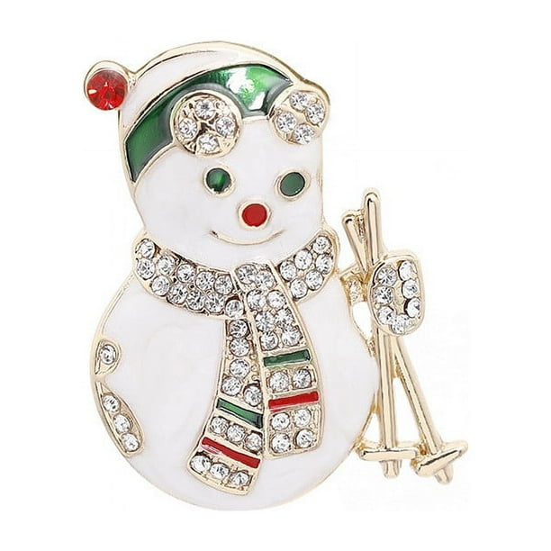 Hot6sl Ofertas de La Semana Broche Navideño, Media Navideña, Caramelo, Muñeco de Nieve Navideño, Ramillete