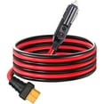 thumbnail image 1 of HAYAN Cigarette Lighter to XT60 Adapter Extension Cable, 14AWG 5/10/20FT 12V 24V Car Truck Charger and XT60 Female Connector Cable for Power Stations and Solar Generator (5FT), 1 of 1