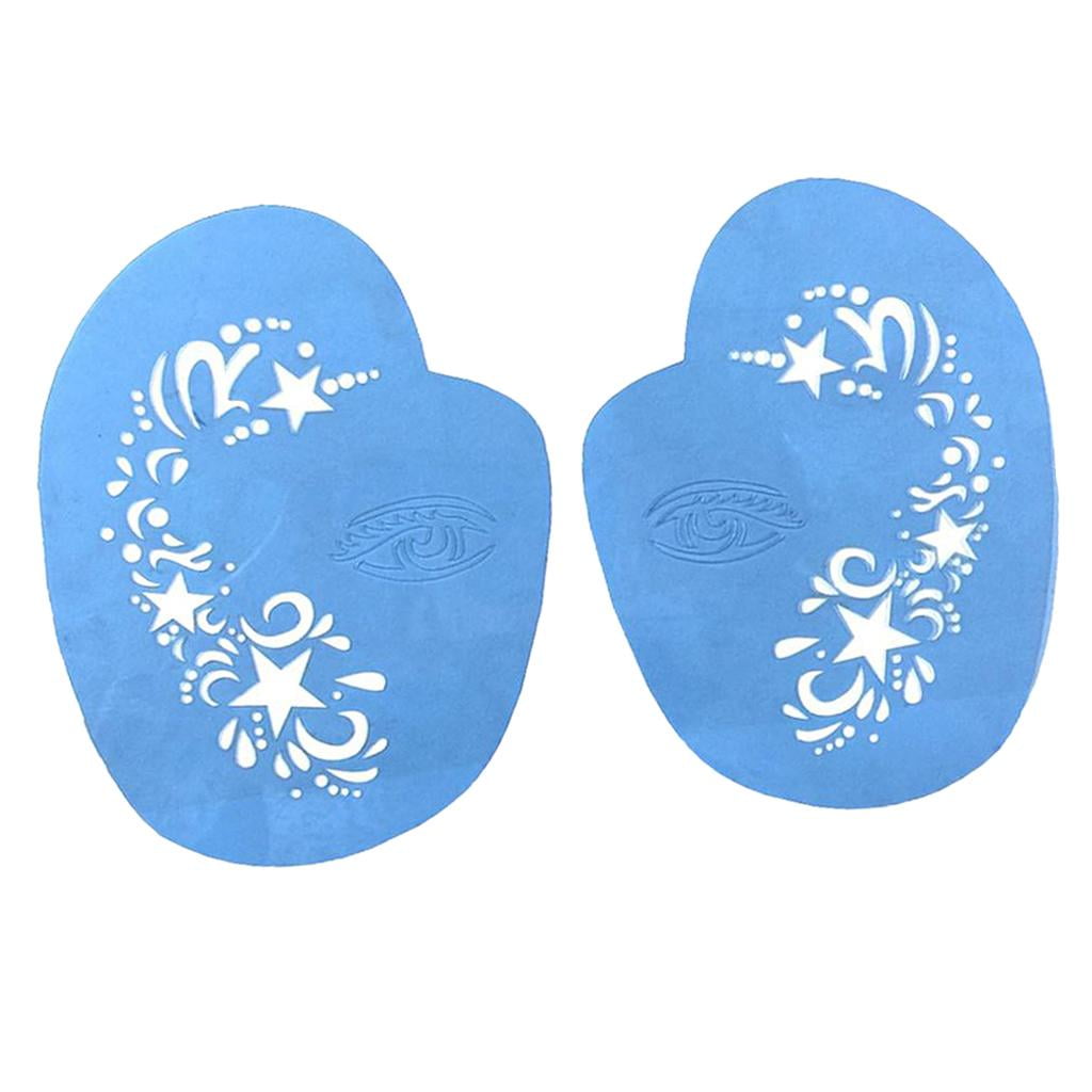 1 Set Face Paint Stencil Body Painting Template 02
