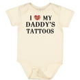 thumbnail image 3 of Inktastic I Love My Daddy's Tattoos Boys or Girls Baby Bodysuit, 3 of 5