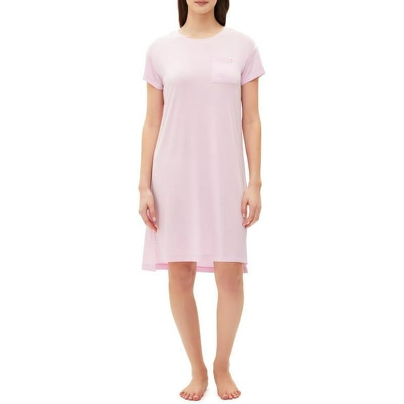 Gap GapBody Women’s Short-Sleeve Dorm Nightgown (Butterfly Pink, Small)