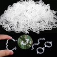 thumbnail image 4 of 200 Pcs Tomato Clips, Plastic Trellis Clips Plant Support Clips, Plant Clips for Support, Grape Vine, Tomato Vine, Vegetables Plants, Garden Clips to Grow Upright Makes Plants Healthier, 4 of 7
