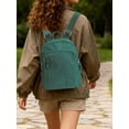 thumbnail image 4 of Gustave Mini Backpack Purse for Women Nylon Lightweight Small Daypack Backpacks Water-Resistant Casual Travel Shoulder Bag Bookbag with Anti-theft Pocket, Green, 4 of 9